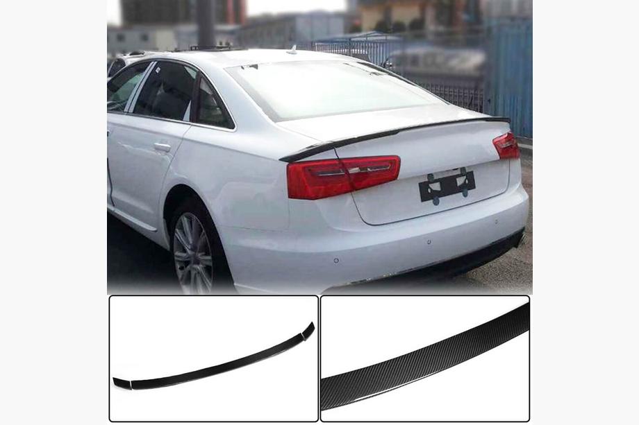 Audi A6 C7 2011–2017 Läppspoiler V4 (kolfiber) Image
