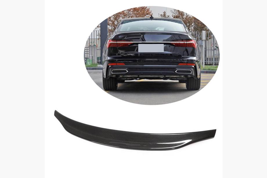 Audi A6 C8 2018–2025 V4-spoiler (för Sedan, kolfiber) Image