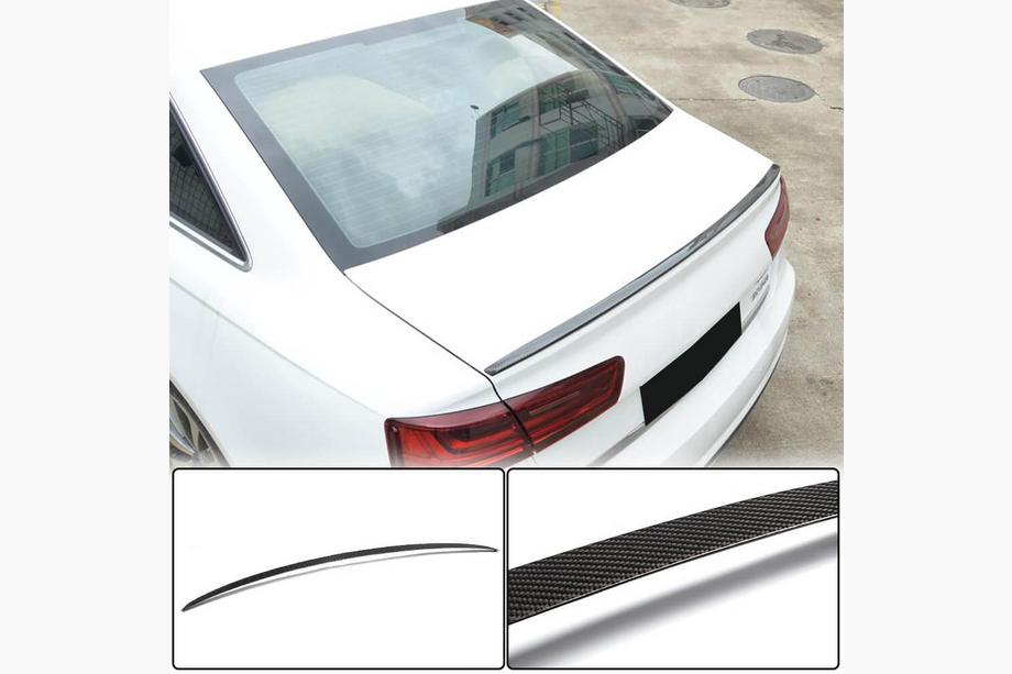 Audi A6 C7 2011–2017 Läppspoiler V3 (Kolfiber) Image