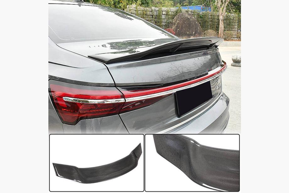 Audi A6 C8 2018–2025 Spoiler V1 (för sedan, kolfiber) Image