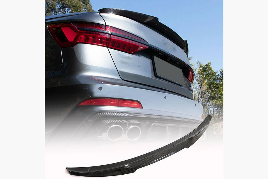 Audi A6 C8 2018–2025 Spoiler V2 (för sedan, kolfiber) Image