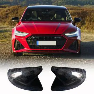 Spegelkåpor V2 (Carbon) Audi A6 C8 2018–2025 foto 1