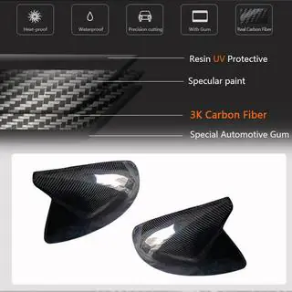 Spegelkåpor V2 (Carbon) Audi A6 C8 2018–2025 foto 2