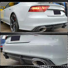 Audi A7 2010–2018 Bakre stötfångardiffusor V3 (för S-Line, 2010-2014, kolfiber) foto 4