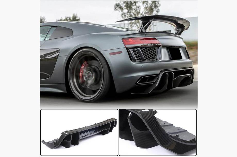 Audi R8 2015– Bakre stötfångardiffuser V1 (2015-2020, Carbon) Image