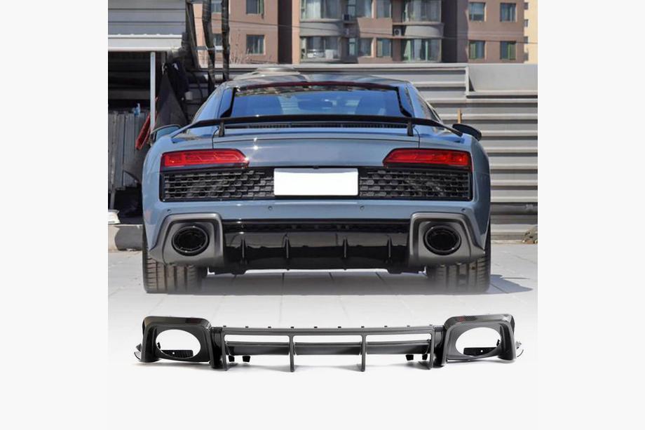 Audi R8 2015– Bakre stötfångardiffusor V2 (för Spyder 2020+, kolfiber) Image