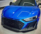 Audi R8 2015– Frontläppspoiler Lip V1 (2023+, Carbon) foto 2
