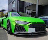 Audi R8 2015– Frontläppspoiler Lip V1 (2023+, Carbon) foto 6
