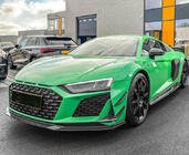 Audi R8 2015– Frontläpp till stötfångare Lip V2 (2023+, kolfiber) foto 4