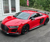 Audi R8 2015– Frontläpp till stötfångare Lip V2 (2023+, kolfiber) foto 5