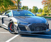 Audi R8 2015– Frontläpp till stötfångare Lip V2 (2023+, kolfiber) foto 6