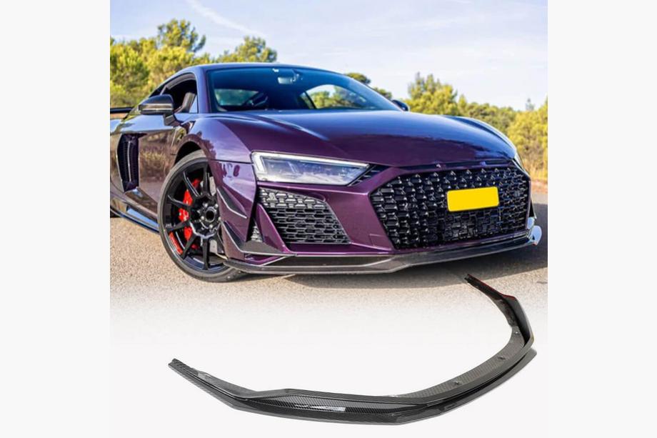 Audi R8 2015– Frontläpp till stötfångare Lip V2 (2023+, kolfiber) Image