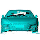 Audi R8 2015– Stötfångarläpp fram V1 (2023+, kolfiber) foto 3