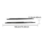 Audi R8 2015– Sidokjolar V1 (Kolfiber) foto 3