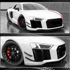 Audi R8 2015– Frontläpp till stötfångare V3 (2015-2020, Carbon) foto 5