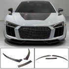 Audi R8 2015– Frontläpp till främre stötfångare Lip V1 (2015-2020, Kolfiber) foto 1