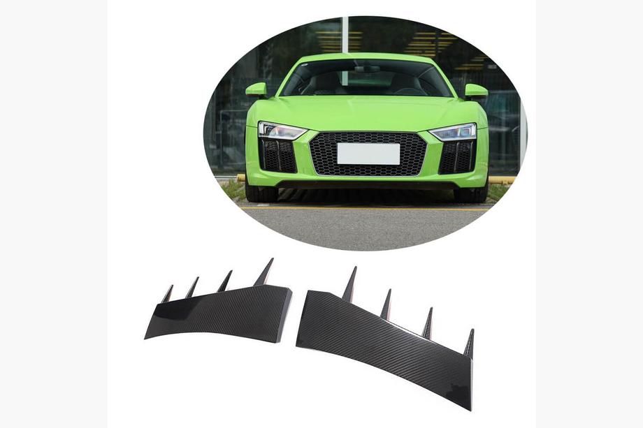 Audi R8 2015– Frontläpp till stötfångare V2 (2015-2020, Kolfiber) Image