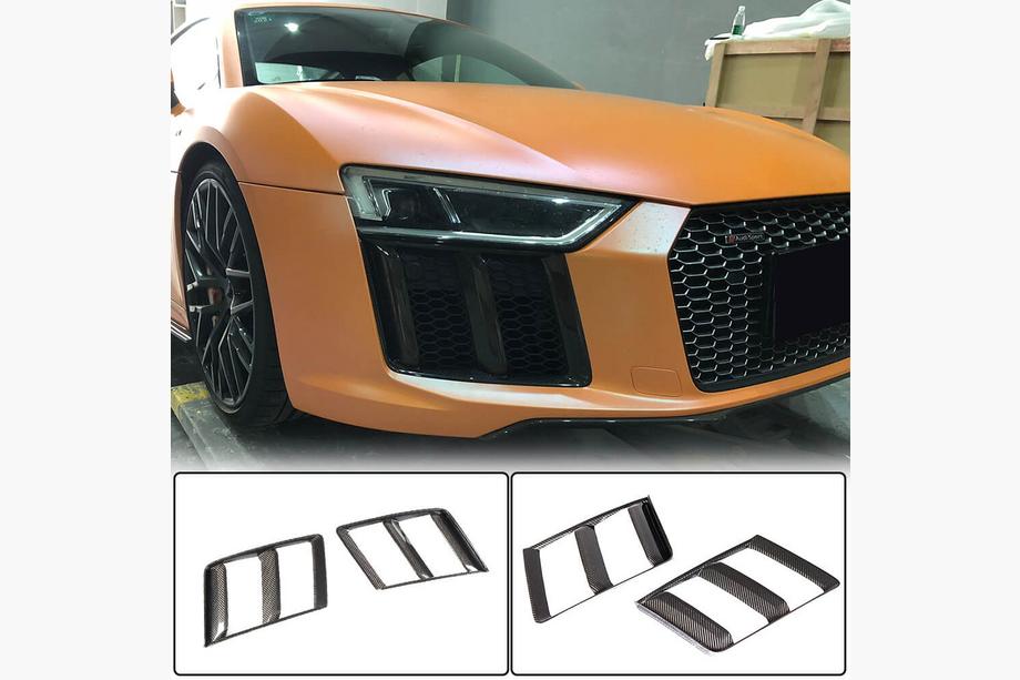 Audi R8 2015– Främre stötfångarläpp V1 (2015-2020, kolfiber) Image