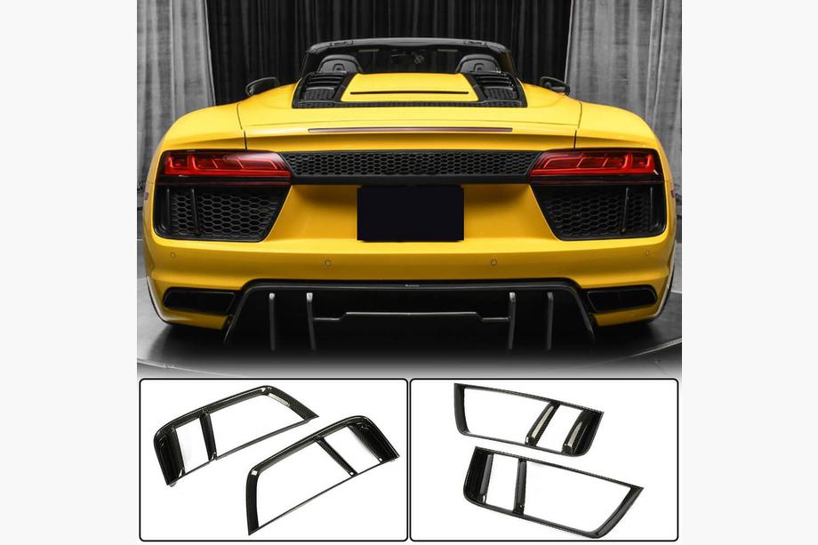 Audi R8 2015– Bakre stötfångarskydd (2015-2020, kolfiber) Image