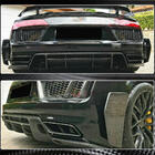 Audi R8 2015– Bakre stötfångarsplitters V1 (2015-2020, Kolfiber) foto 5