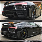 Audi R8 2015– Bakre stötfångarsplitters V2 (2015-2020, kolfiber) foto 5