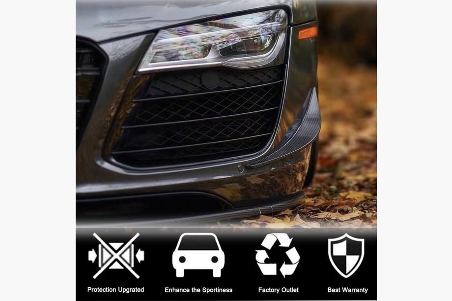 Audi R8 2006–2015 Frontläpp till stötfångare (kolfiber) Foto 3
