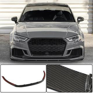 Främre stötfångar-läpp V5 (för RS3 Sedan 2017-2020, kolfiber) Audi A3 2012–2020 foto 1