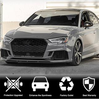 Främre stötfångar-läpp V5 (för RS3 Sedan 2017-2020, kolfiber) Audi A3 2012–2020 foto 3