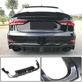 Bakre stötfångardiffusor med LED-bromsljus V2 (för RS3 2017-2019, kolfiber) Audi A3 2012–2020 foto 1