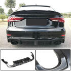Audi A3 2012–2020 Bakre stötfångardiffusor (kolfiber) (med LED bromsljus) V2 foto 1