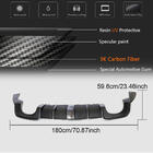 Audi A3 2012–2020 Bakre stötfångardiffusor (kolfiber) (med LED bromsljus) V2 foto 5