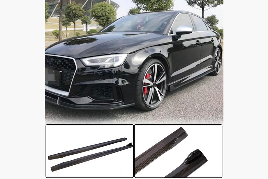 Audi A3 2012–2020 Sidokjolar (för RS3 Sedan 2017-2019, kolfiber) Image