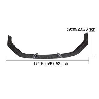 V4 frontsplitter (för RS3 Sedan 2017-2020, kolfiber) Audi A3 2012–2020 foto 2