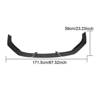 V4 frontsplitter (för RS3 Sedan 2017-2020, kolfiber) foto 2