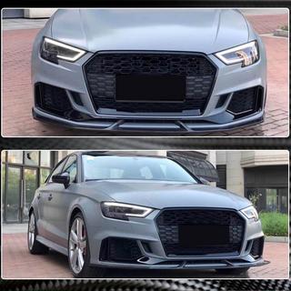 V4 frontsplitter (för RS3 Sedan 2017-2020, kolfiber) Audi A3 2012–2020 foto 1
