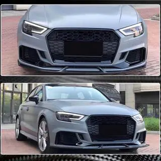V4 frontsplitter (för RS3 Sedan 2017-2020, kolfiber) foto 1
