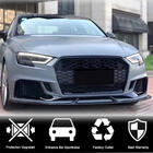Audi A3 2012–2020 Frontspoilerläpp V3 (för RS3 Sedan 2017-2020, kolfiber) foto 2