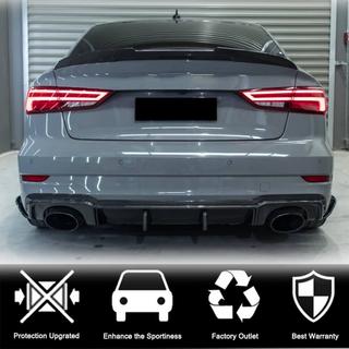 Bakre stötfångardiffuser V1 (för RS3 Sedan 2017-2019, kolfiber) Audi A3 2012–2020 foto 3