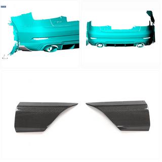 Bakre stötfångarflaps (för RS3 Sedan 2017-2019, kolfiber) Audi A3 2012–2020 foto 2