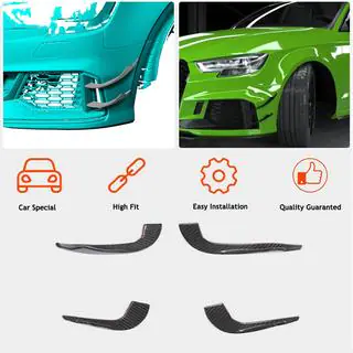 Frontläpp V2 (för RS3 Sedan 2017-2020, kolfiber) foto 2