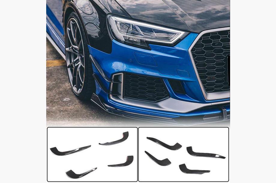 Audi A3 2012–2020 Frontläpp V2 (för RS3 Sedan 2017-2020, kolfiber) Image
