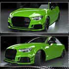 Audi A3 2012–2020 Frontläpp till stötfångare V1 (för RS3 Sedan 2017-2020, kolfiber) foto 5