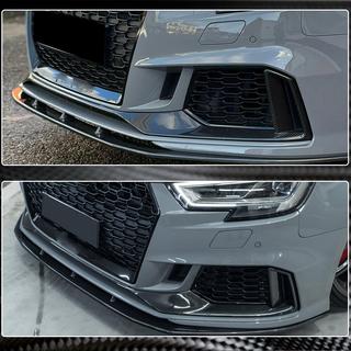 Frontläpp till stötfångare V1 (för RS3 Sedan 2017-2020, kolfiber) Audi A3 2012–2020 foto 4