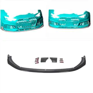 Frontspoilerläpp Lip V1 (för RS4 Avant 2019-2021, kolfiber) foto 2
