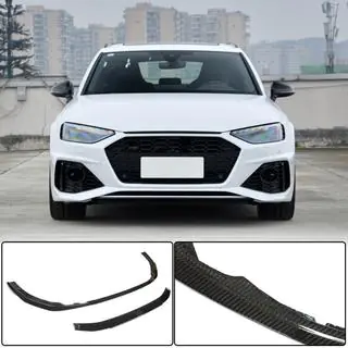 Frontläpp Lip V2 (för RS4 Avant 2019-2021, kolfiber) foto 1