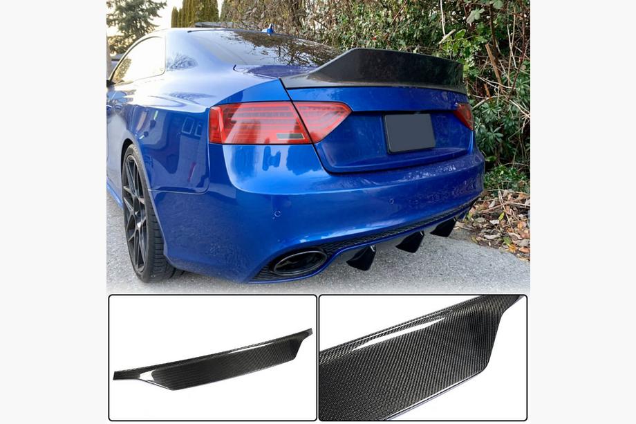 Audi A5 2007–2015 Spoiler V3 (för Coupe, kolfiber) Image