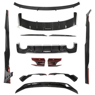 Bodykit-sats (för RS6, kolfiber) Audi A6 C8 2018–2025 foto 2