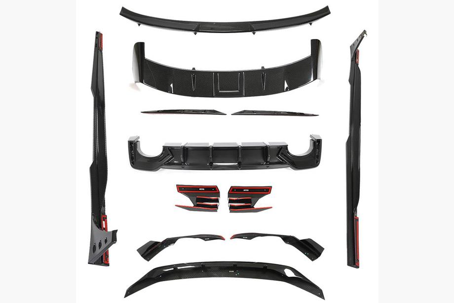 Audi A6 C8 2018–2025 Bodykit-sats (för RS6, kolfiber) Foto 2
