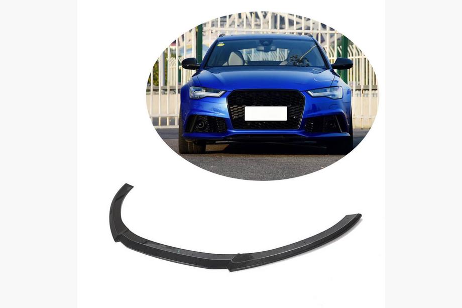 Audi A6 C7 2011–2017 Främre stötfångarläpp (kolfiber) Image