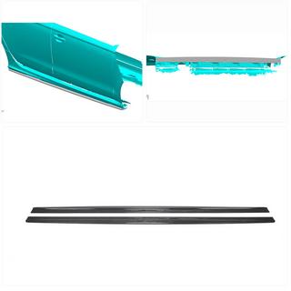 Sidoskärmar i kolfiber (för RS6 Avant 2013-2016) foto 2